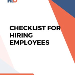 Checklist for hiring employees
